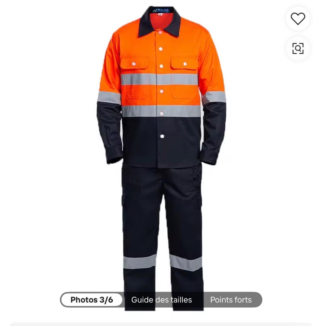 Ensemble orange & marine