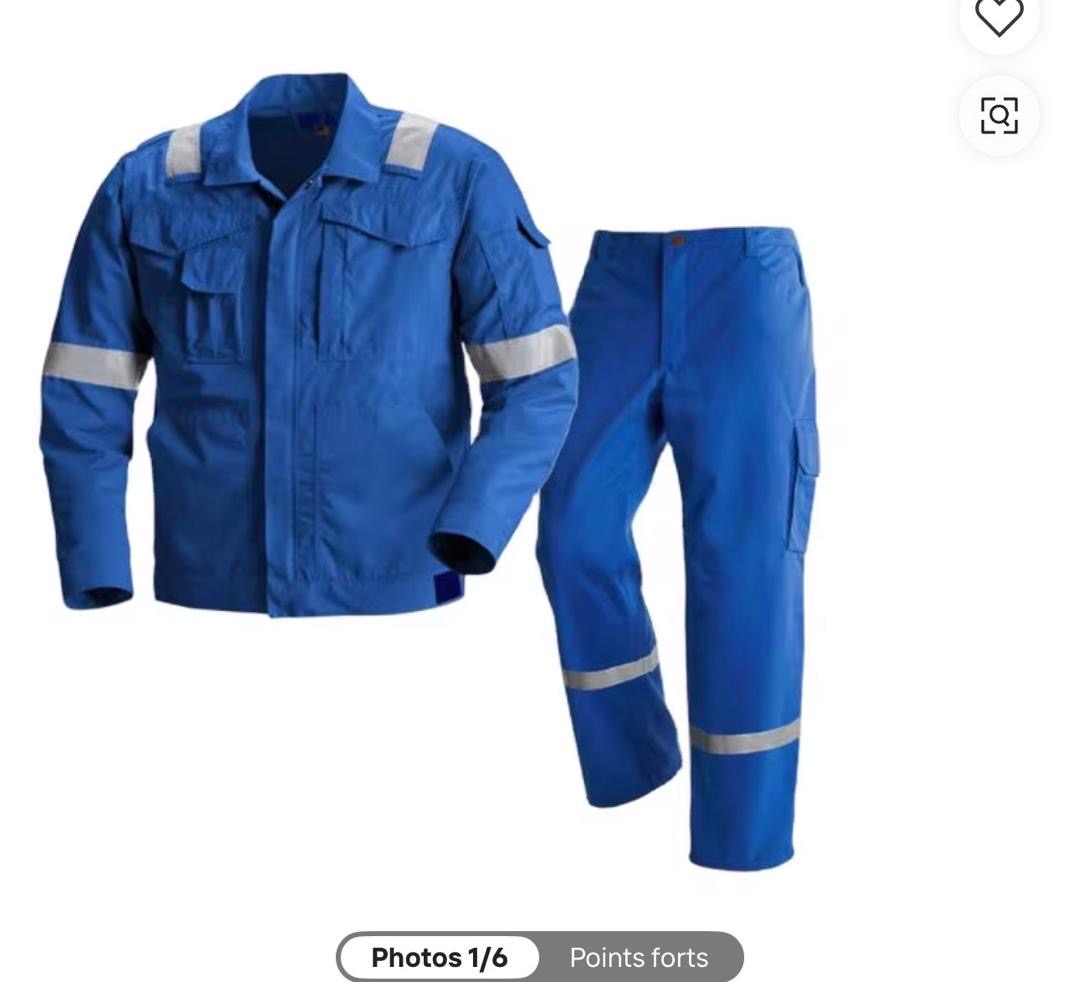 Combinaison de travail bleue